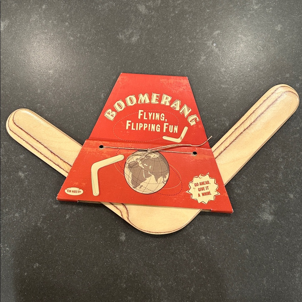 Birch Boomerang Left Handed Channel Craft NWT